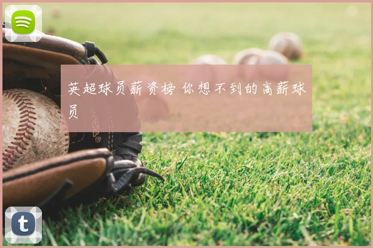 英超球员薪资榜 你想不到的高薪球员